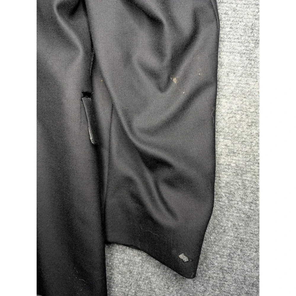 Hart Schaffner Marx Tuxedo Jacket 1‎ One Button Black 44L Hole**